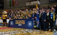 Der SSC Palmberg Schwerin ist Deutscher Meister 2016/17 (Foto: SSC / Michael Dittmer)